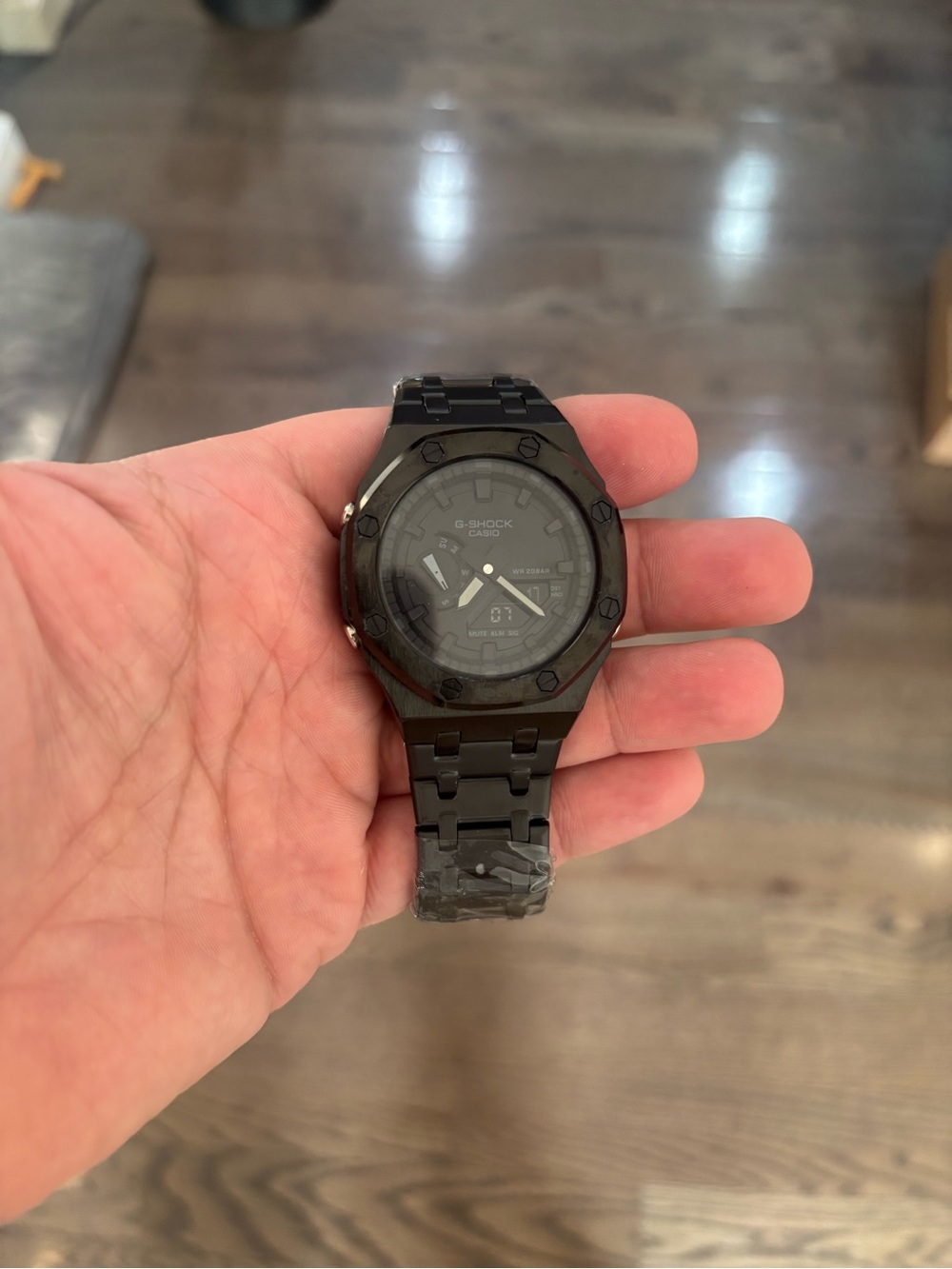 G-Shock Black Metal Stainless Steel Watch